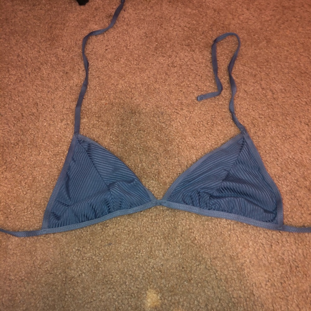 Blue swim top